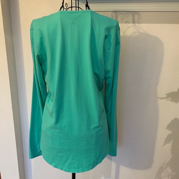 COPY - Lilly Pulitzer Jodie Long Sleeve V Neck Top Size L - Picture 3 of 3